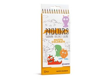 Astuccio 12 matite colorate Molors OSAMA