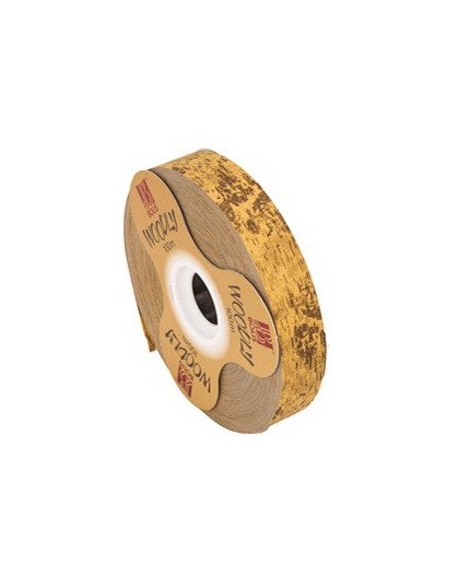 Rotolo nastro Woodly Corteggia 24mmx100mt marrone chiaro Bolis