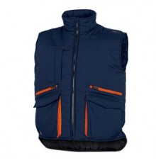 Gilet imbottito Sierra 2 Tg. L blu/arancio