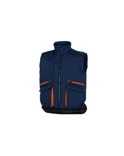 Gilet imbottito Sierra 2 Tg. L blu/arancio