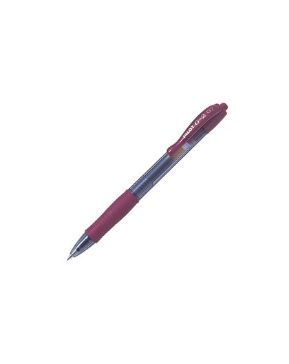 PENNA SFERA GEL SCATTO G-2 BORDEAUX 0.7MM PILOT