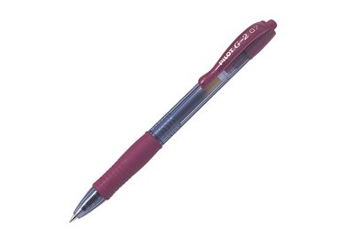 PENNA SFERA GEL SCATTO G-2 BORDEAUX 0.7MM PILOT