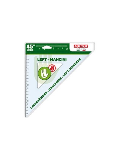 Squadra 45° - 30cm per mancini ARDA