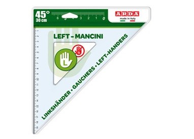 Squadra 45° - 30cm per mancini ARDA