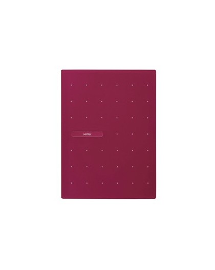 Portalistino MATRIX 22X30cm 40buste rosso porpora FAVORIT