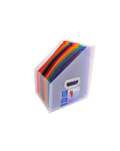 Portariviste a 12 tasche in PP 26,5x32,5 cm CRYSTAL Exacompta