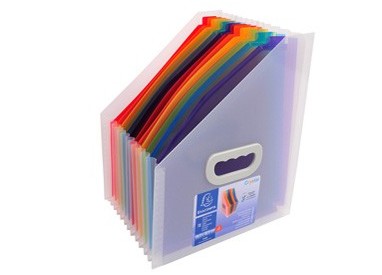 Portariviste a 12 tasche in PP 26,5x32,5 cm CRYSTAL Exacompta