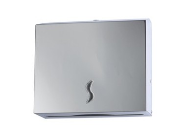 Distributore asciugamani piegati 200Fg in acciaio inox