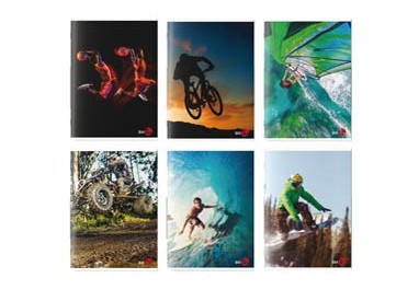 Maxiquaderno A4 40fg+2 80gr 5mm Sport 2022 BM