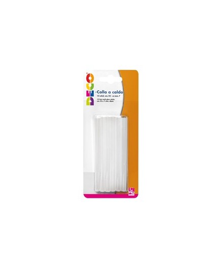 12 stick colle per pistola mini TG02M diam. 7mm - lungh. 10cm DECO