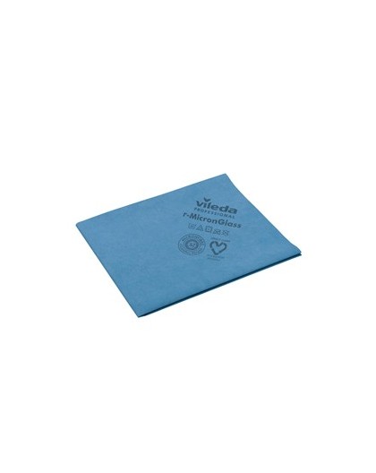 Conf. 5 r-PannoBlu micro Glass 50x40cm in microfibra Vileda