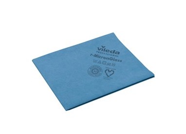 Conf. 5 r-PannoBlu micro Glass 50x40cm in microfibra Vileda
