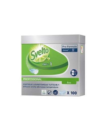 Fustino 100 Tabs 20g 3in1 Eco per lavastoviglie Svelto