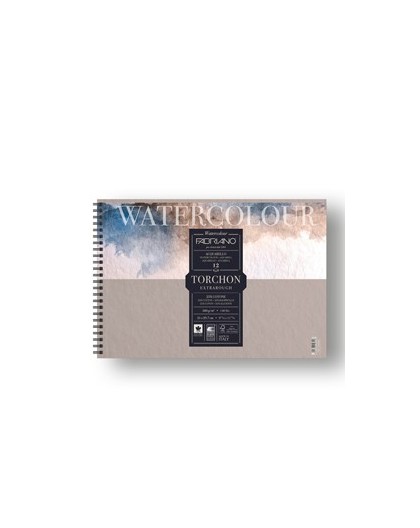 Blocco spiralato 21x29.7cm 12fg 300gr Watercolour Torchon Fabriano
