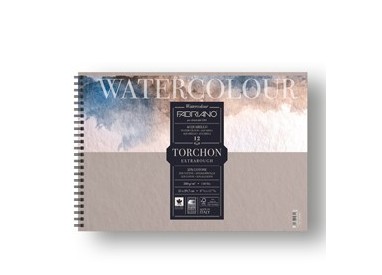 Blocco spiralato 21x29.7cm 12fg 300gr Watercolour Torchon Fabriano