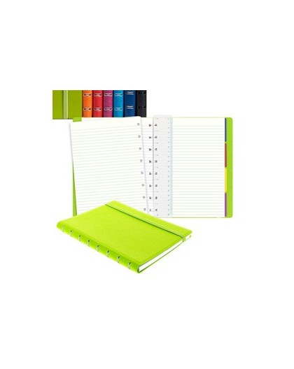 Notebook Pocket f.to 144x105mm a righe 56 pag. blu similpelle Filofax