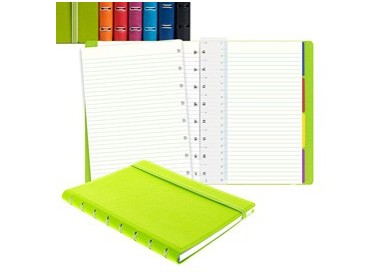 Notebook Pocket f.to 144x105mm a righe 56 pag. blu similpelle Filofax