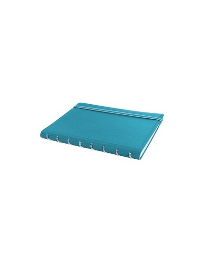 Notebook f.to A5 a righe 56 pag. turchese similpelle Filofax