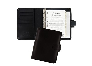 Organiser Metropol Pocket f.to 146x115x35mm nero similpelle Filofax