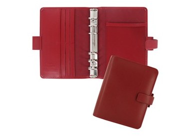 Organiser Metropol Pocket f.to 146x115x35mm rosso similpelle Filofax