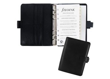 Organiser Metropol Personal f.to 188x135x38mm nero similpelle Filofax