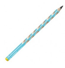 Astuccio 6 matite grafite EasyGraph HB fusto azzurro per mancini Stabilo