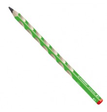 Astuccio 12 matite grafite EasyGraph HB per destromani fusto verde Stabilo