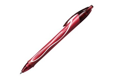 Scatola 12 penna sfera scatto Gelocity quick dry rosso BIC®