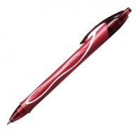 Scatola 12 penna sfera scatto Gelocity quick dry rosso BIC®