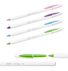 Scatola 20 penna sfera Cristal® Up medio 1,2mm fun BIC®