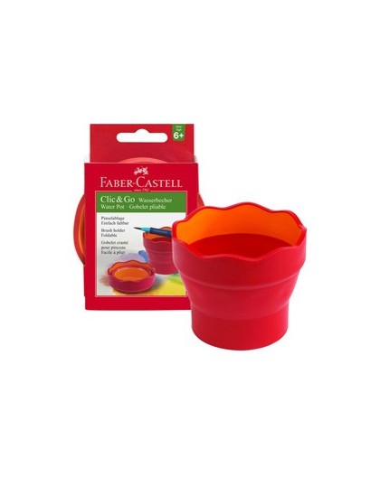 Vaschetta multiuso Click  Go rosso Faber Castell