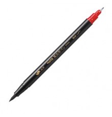 Penna a doppia punta per disegnare e illustrare inchiostro nero Pentel