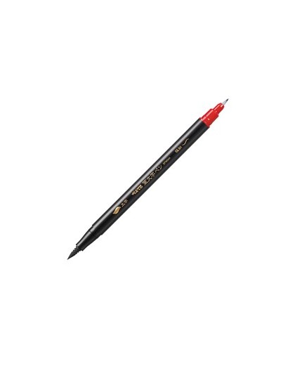 Penna a doppia punta per disegnare e illustrare inchiostro nero Pentel