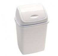 Pattumiera a basculante 35Lt Rif Basic Bianco