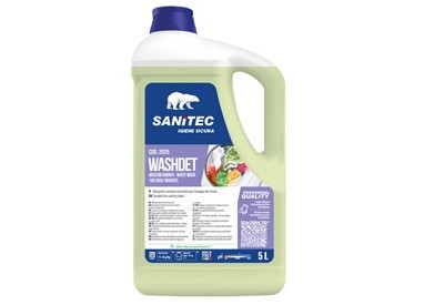 Detersivo liquido lavatrice Washdet Muschio Bianco 5Lt Sanitec