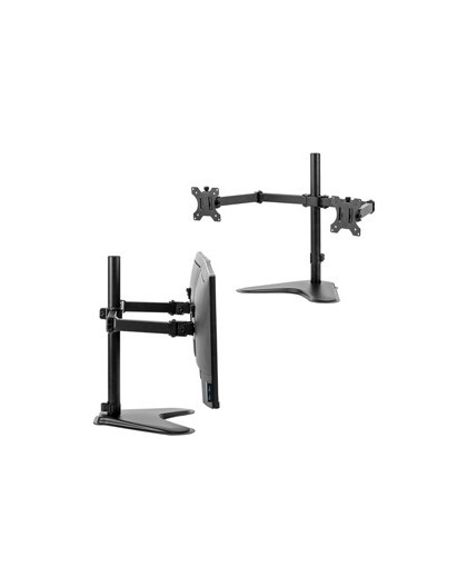 Braccio portamonitor doppio oriz ad appoggio libero Professional Series Fellowes