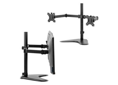Braccio portamonitor doppio oriz ad appoggio libero Professional Series Fellowes