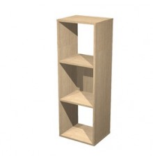 LIBRERIA 3 CASELLE 35,9x29,2cm-H103,9cm Rovere - RAINBOW
