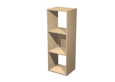 LIBRERIA 3 CASELLE 35,9x29,2cm-H103,9cm Rovere - RAINBOW