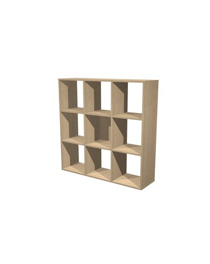 LIBRERIA 9 CASELLE 104x29,2cm-H103,9cm Rovere - RAINBOW