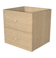 CASSETTIERA 2CASS. Rovere per LIBRERIA RAINBOW