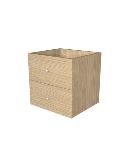 CASSETTIERA 2CASS. Rovere per LIBRERIA RAINBOW