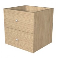 CASSETTIERA 2CASS. Rovere per LIBRERIA RAINBOW