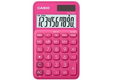 Calcolatrice tascabile SL-310UC rosso CASIO