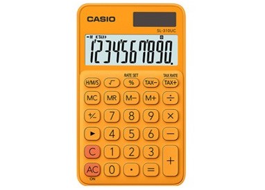Calcolatrice tascabile SL-310UC arancio CASIO