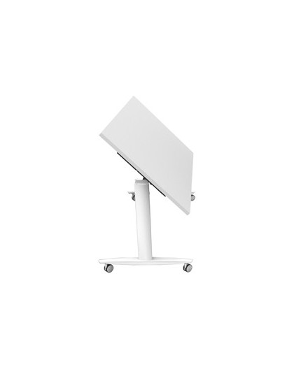 Tavolo multifunzione c/ruote 140x80xH73,7cm Bianco - Taxi