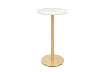 Tavolo alto Ø60 x H110cm Bianco Woody Paperflow