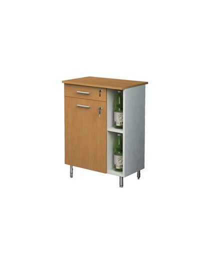 Mobile Punto CaffE' 60x45xH84cm Bicolore - Angolo Ristoro