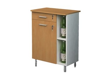 Mobile Punto CaffE' 60x45xH84cm Bicolore - Angolo Ristoro