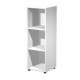 Contenitore a 3 caselle a giorno 41x40xH121,6cm Bianco - Maxi Rainbow